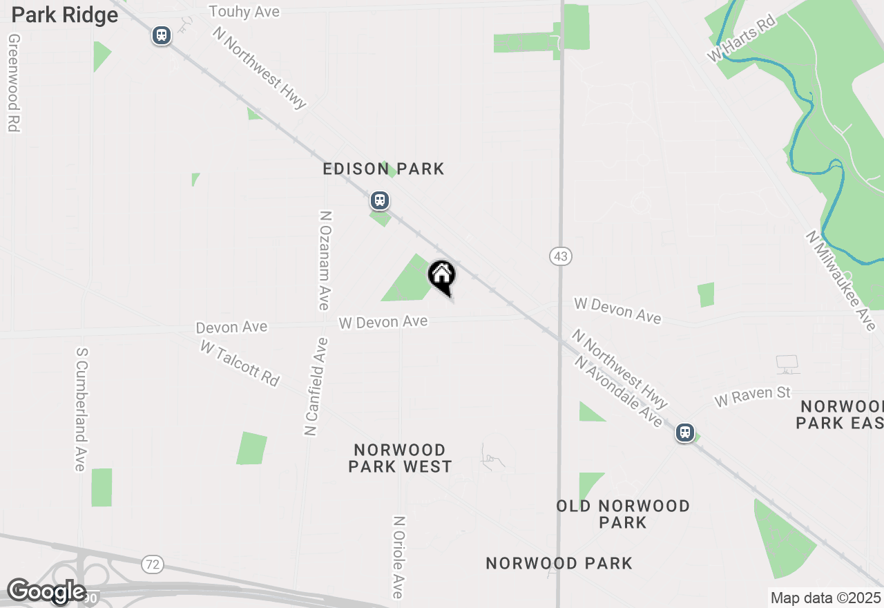 Map of 7513 W Isham Avenue, Chicago, IL 60631