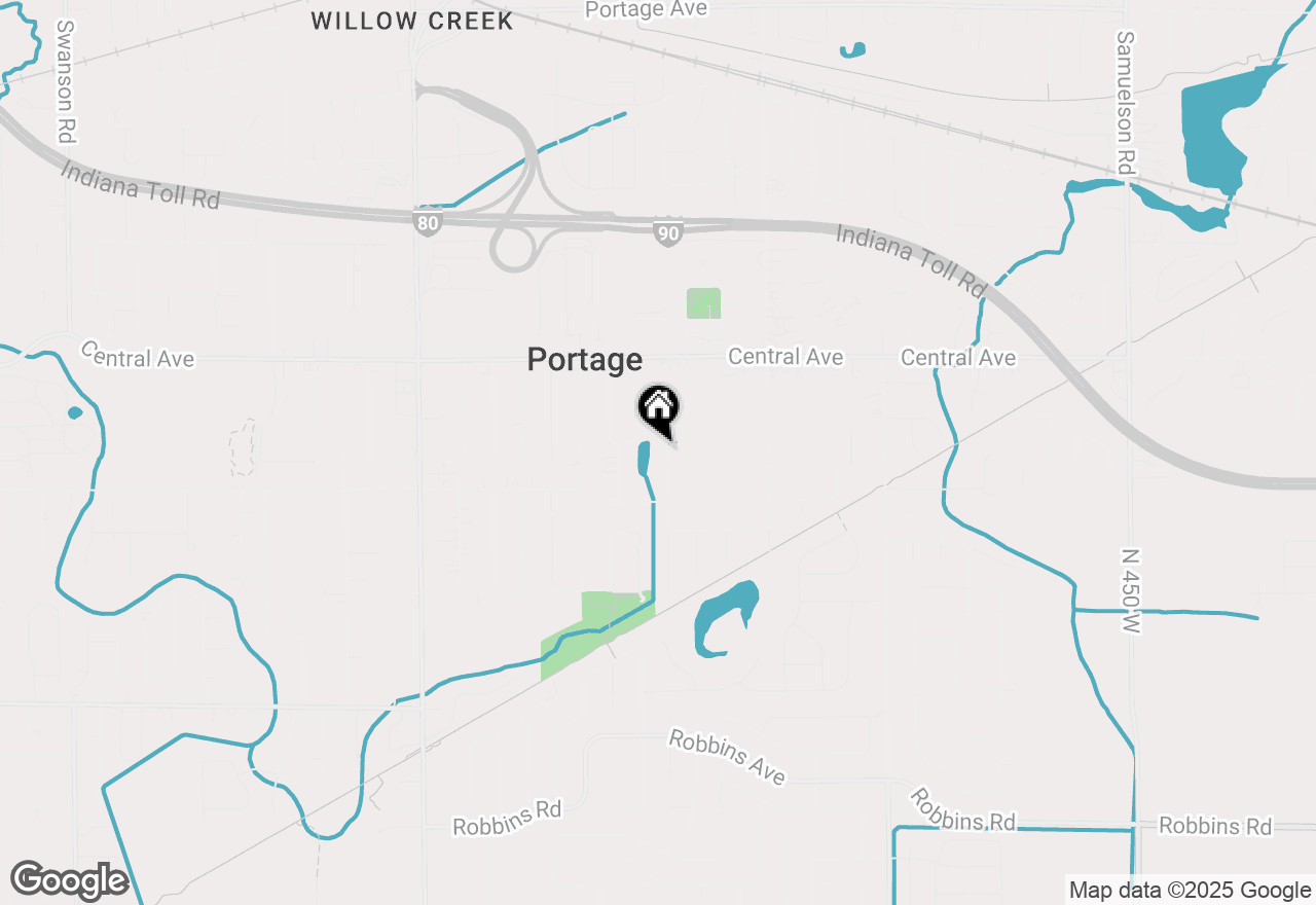 Map of 2738 Tecumseh Street, Portage, IN 46368