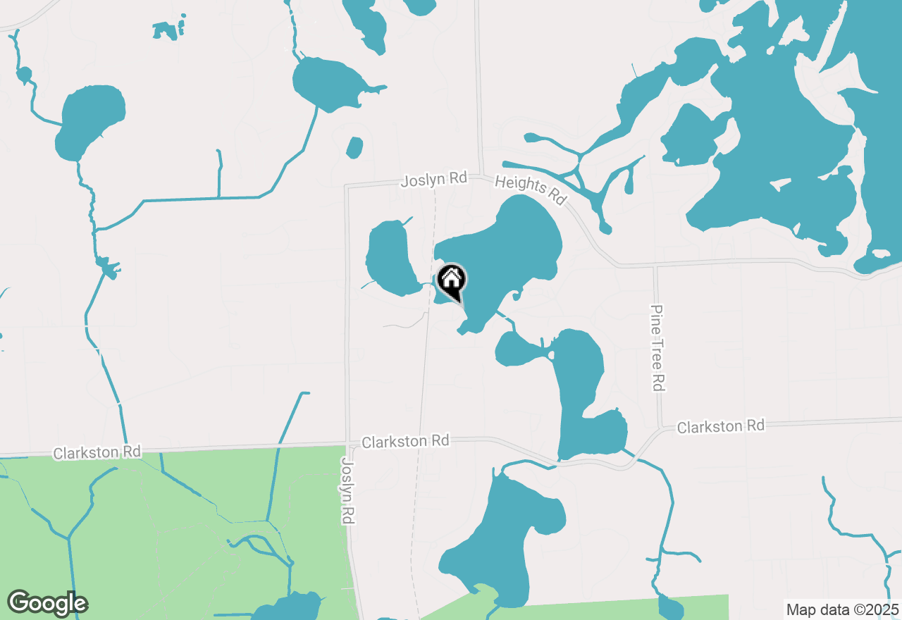 Map of 1614 Ray Court, Lake Orion, MI 48362