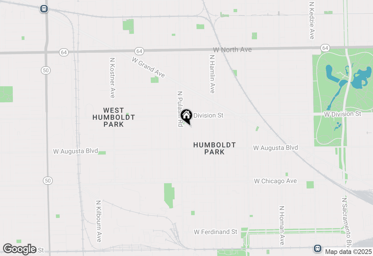 Map of 1112 N Harding Avenue, Chicago, IL 60651