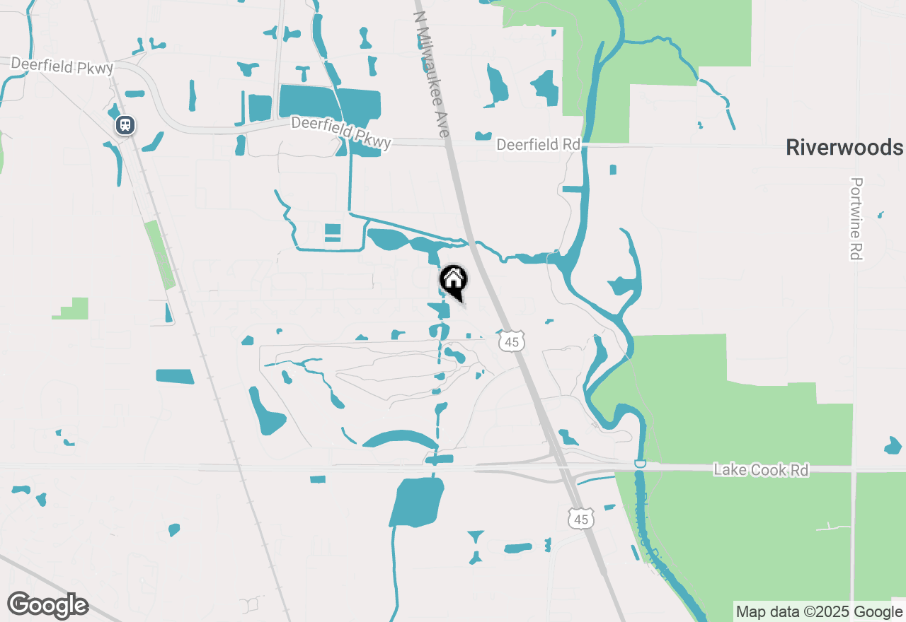 Map of 162 Inverrary Lane, Deerfield, IL 60015