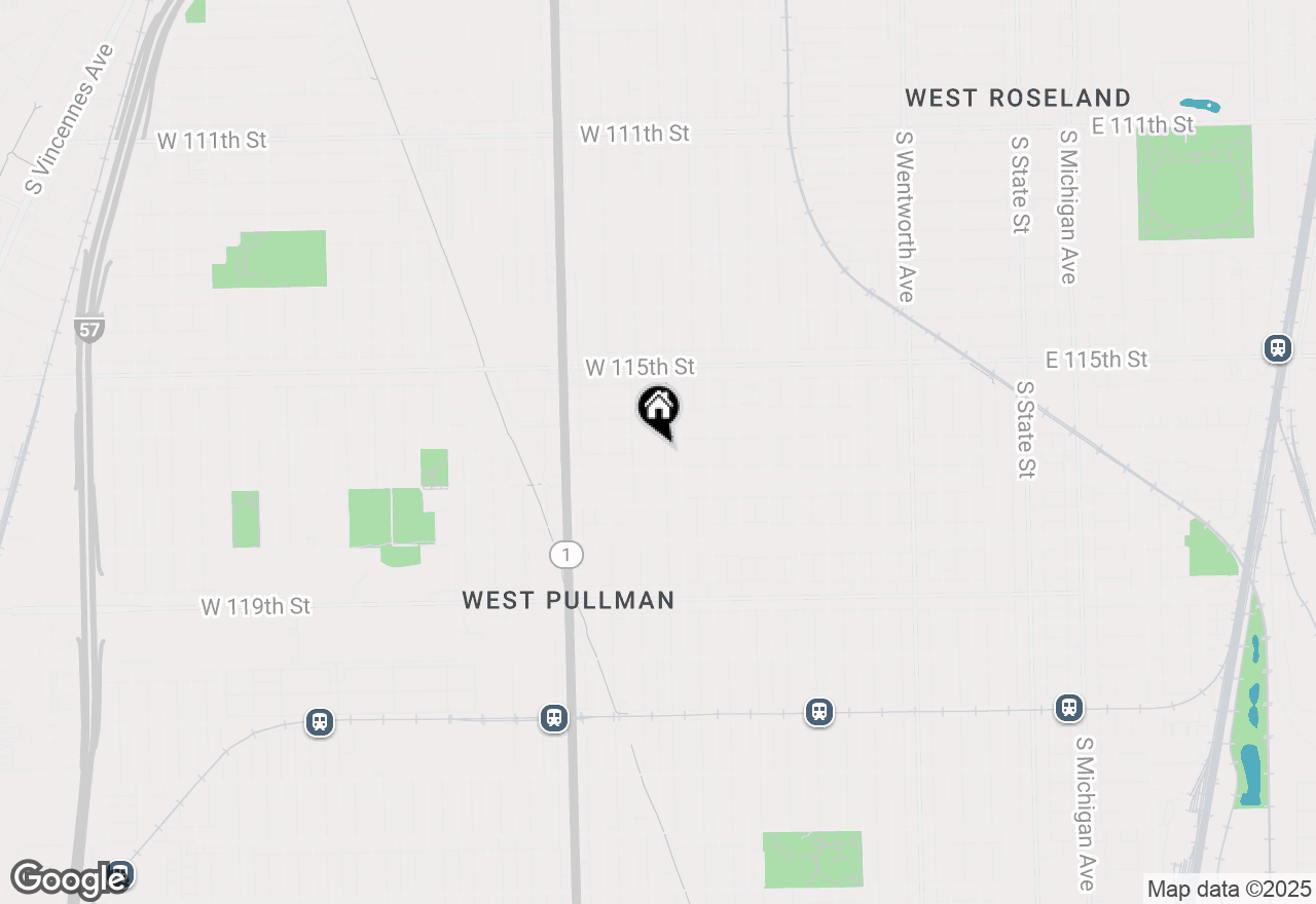 Map of 11653 S Lowe Avenue #2F, Chicago, IL 60628