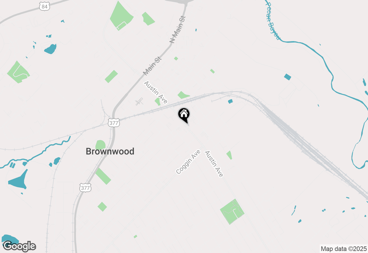 Map of 1017 Austin Avenue, Brownwood, TX 76801