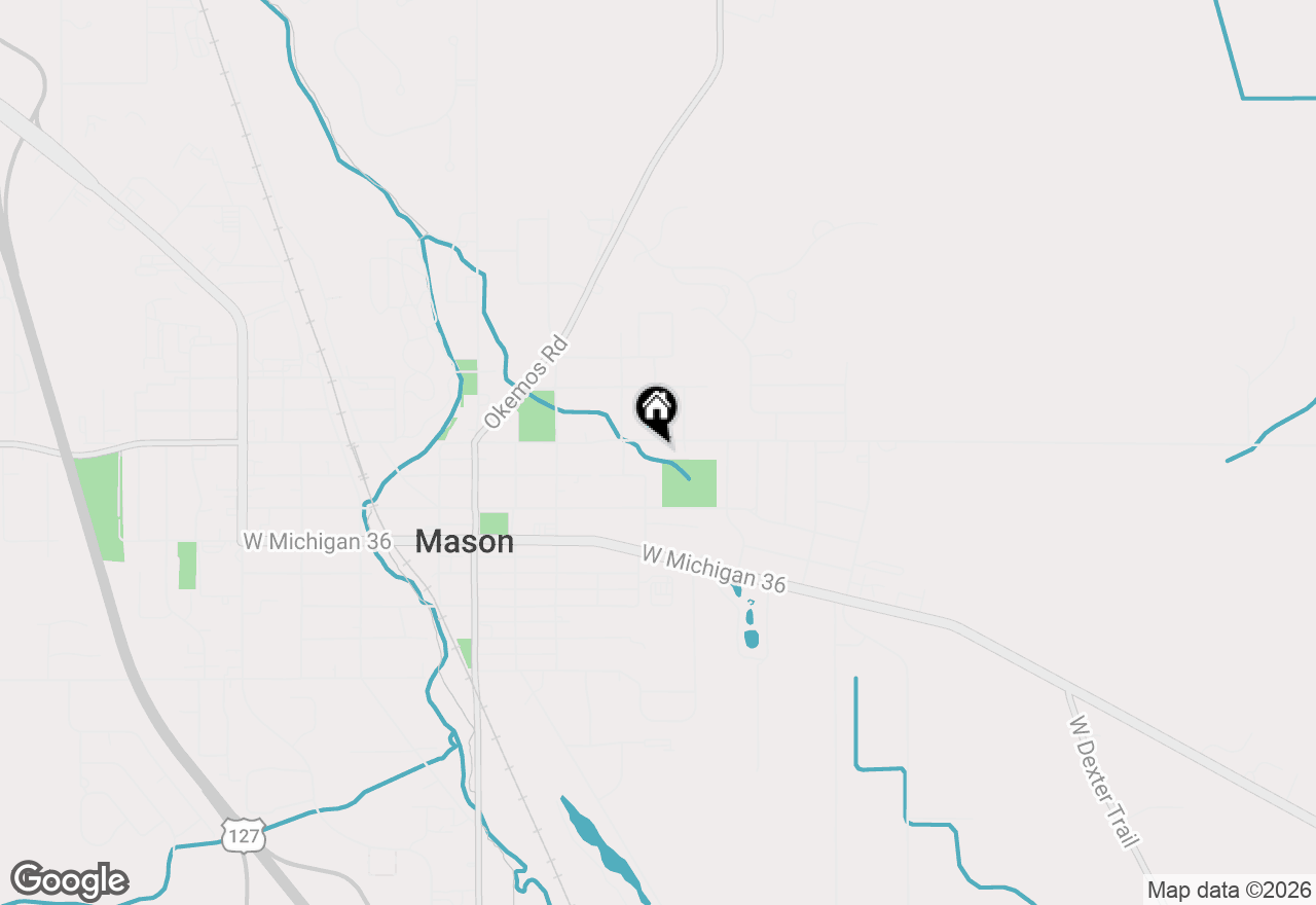 Map of 600 E Columbia Street, Mason, MI 48854