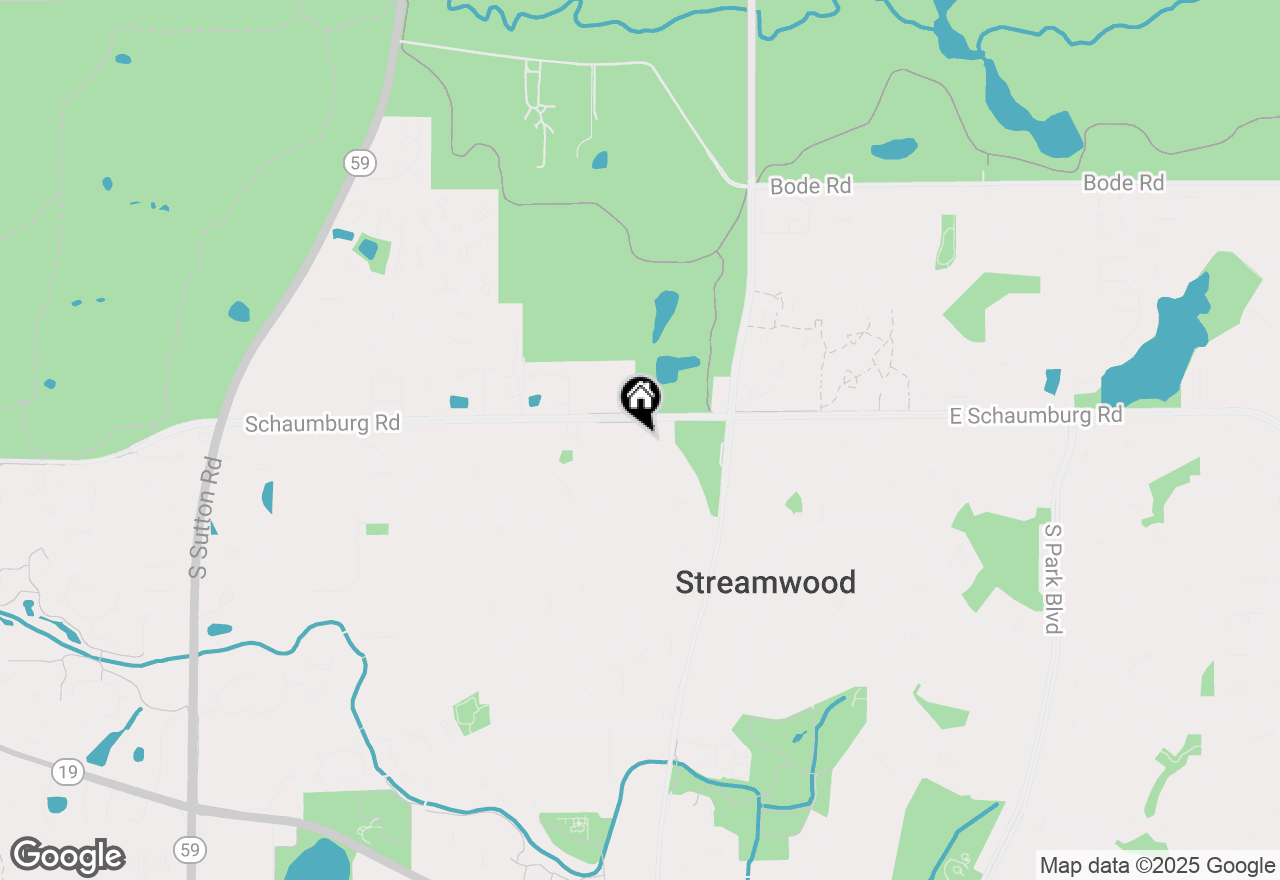 Map of 8 Timber Trail, Streamwood, IL 60107