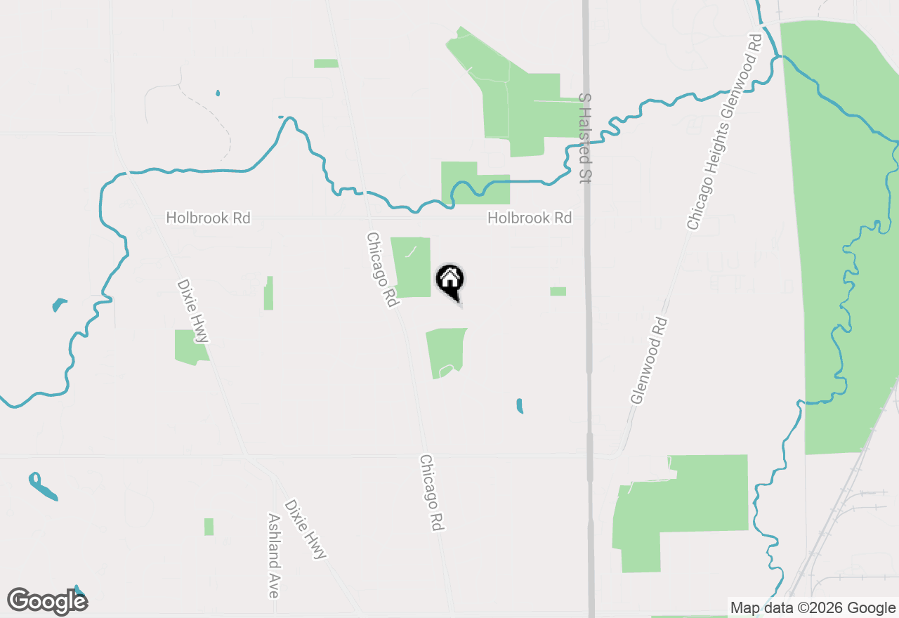 Map of 64 Peyton Drive, Chicago Heights, IL 60411