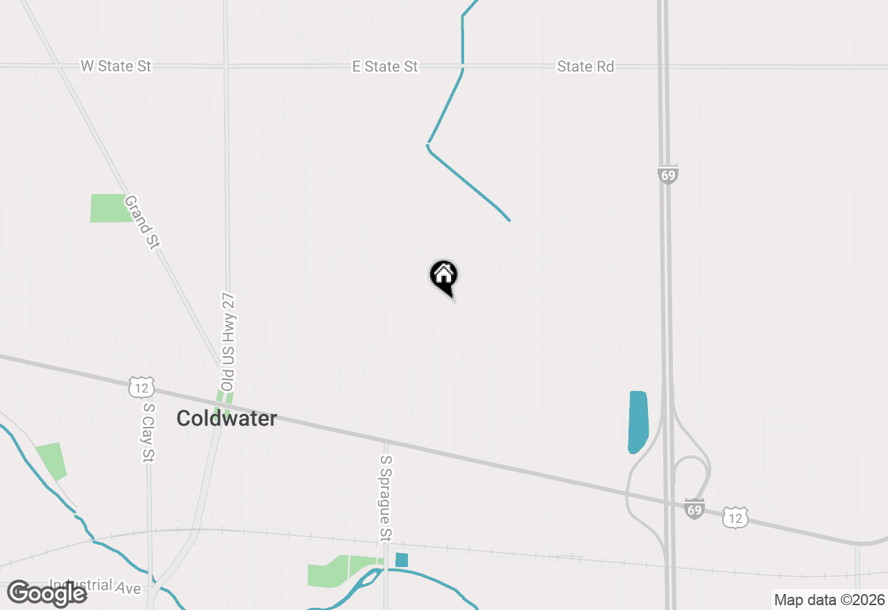 Map of 181 Smith Street, Coldwater, MI 49036