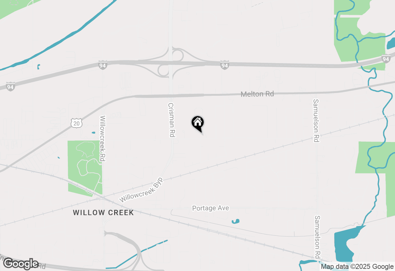 Map of 1992 Boardwalk Circle, Portage, IN 46368