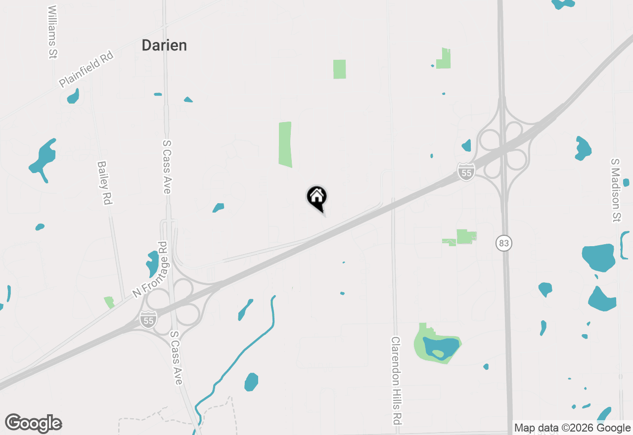 Map of 8316 Highpoint Circle #F, Darien, IL 60561