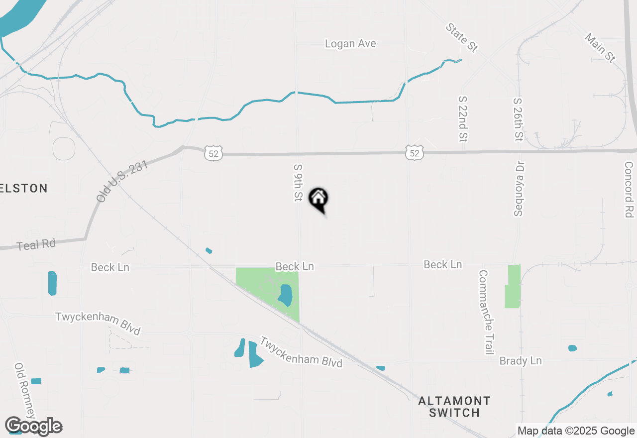 Map of 2508 Lafayette Drive, Lafayette, IN 47909
