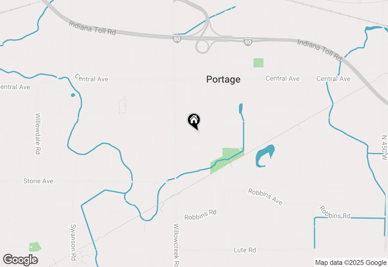 Map of 2820 Lois Street, Portage, IN 46368