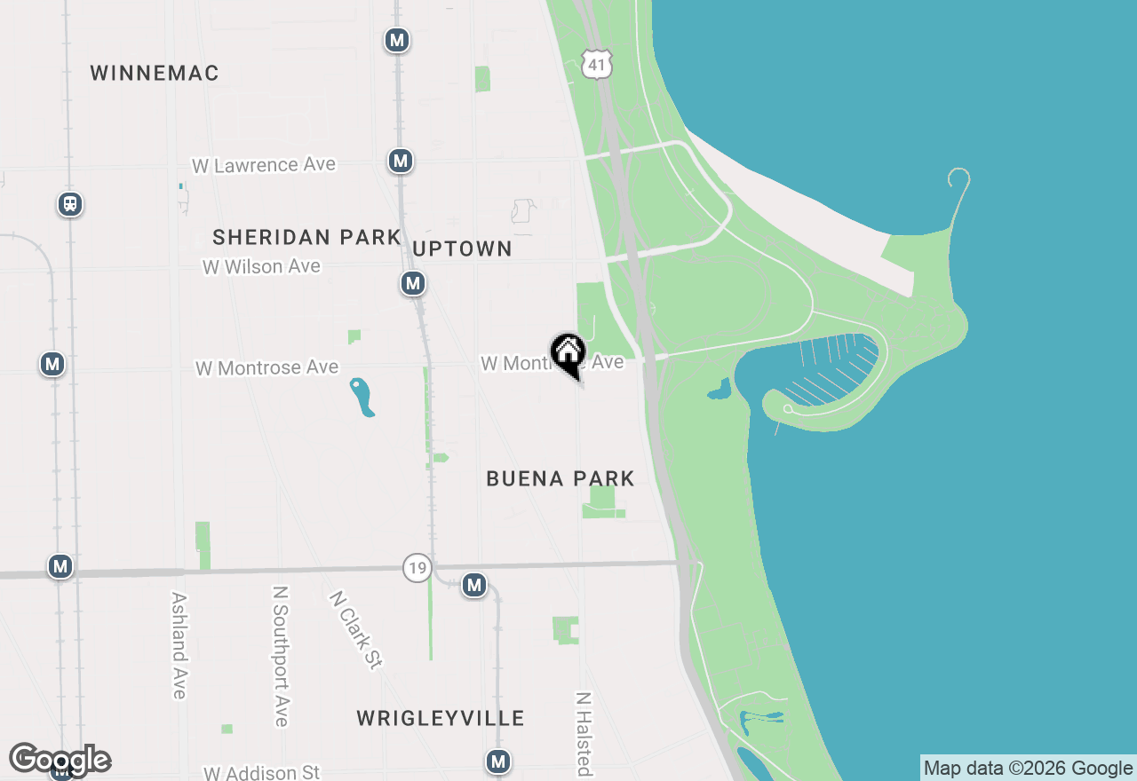 Map of 4312 N Clarendon Avenue #1231, Chicago, IL 60613