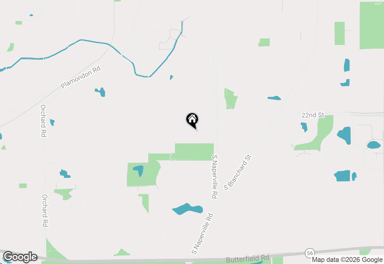 Map of 170 Shelley Lane, Wheaton, IL 60189