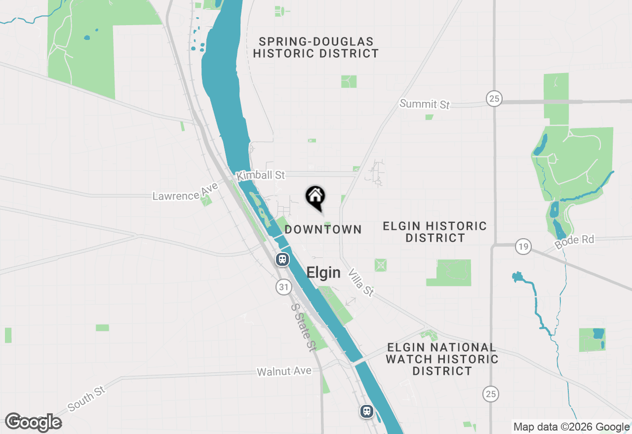 Map of 164 Division Street #403, Elgin, IL 60120