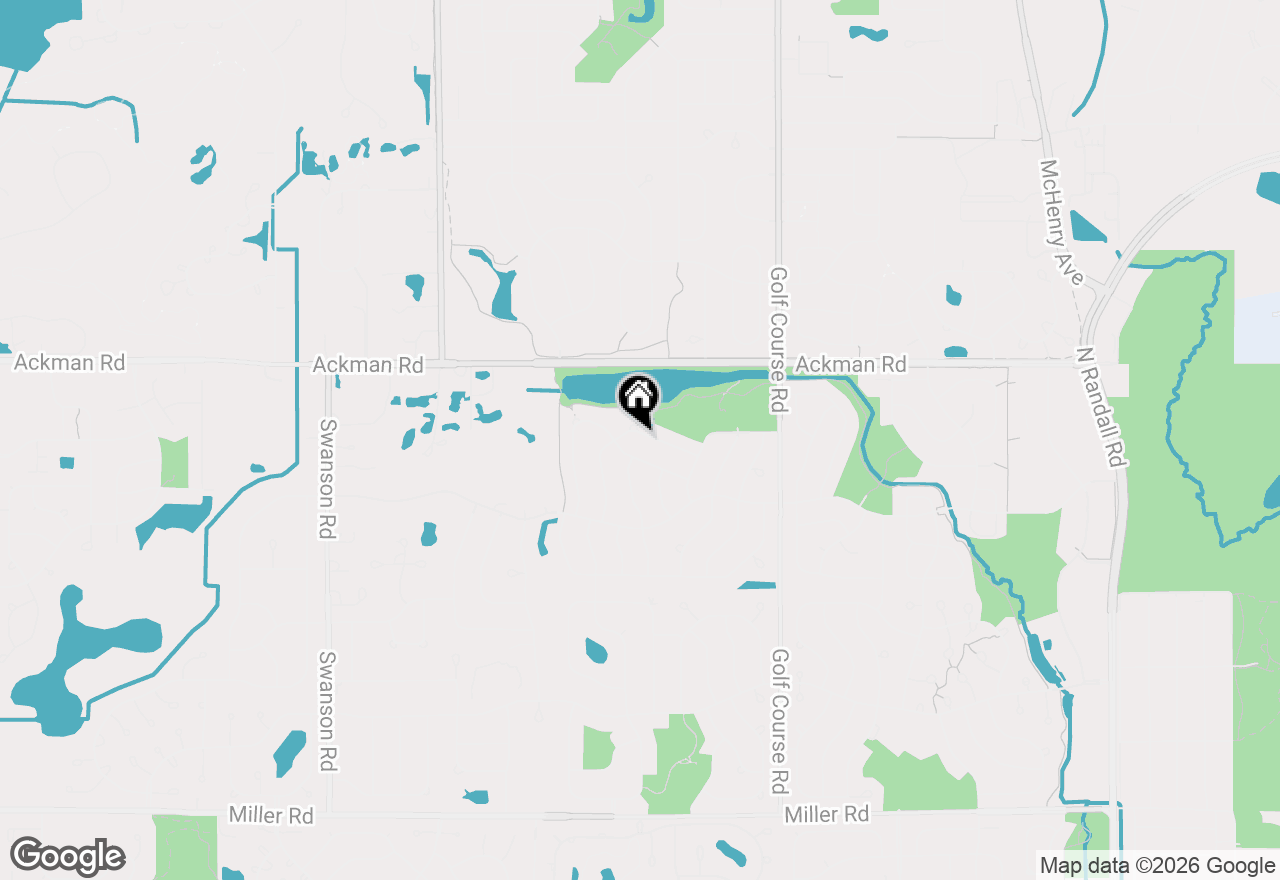 Map of 1439 Blue Heron Drive, Crystal Lake, IL 60014