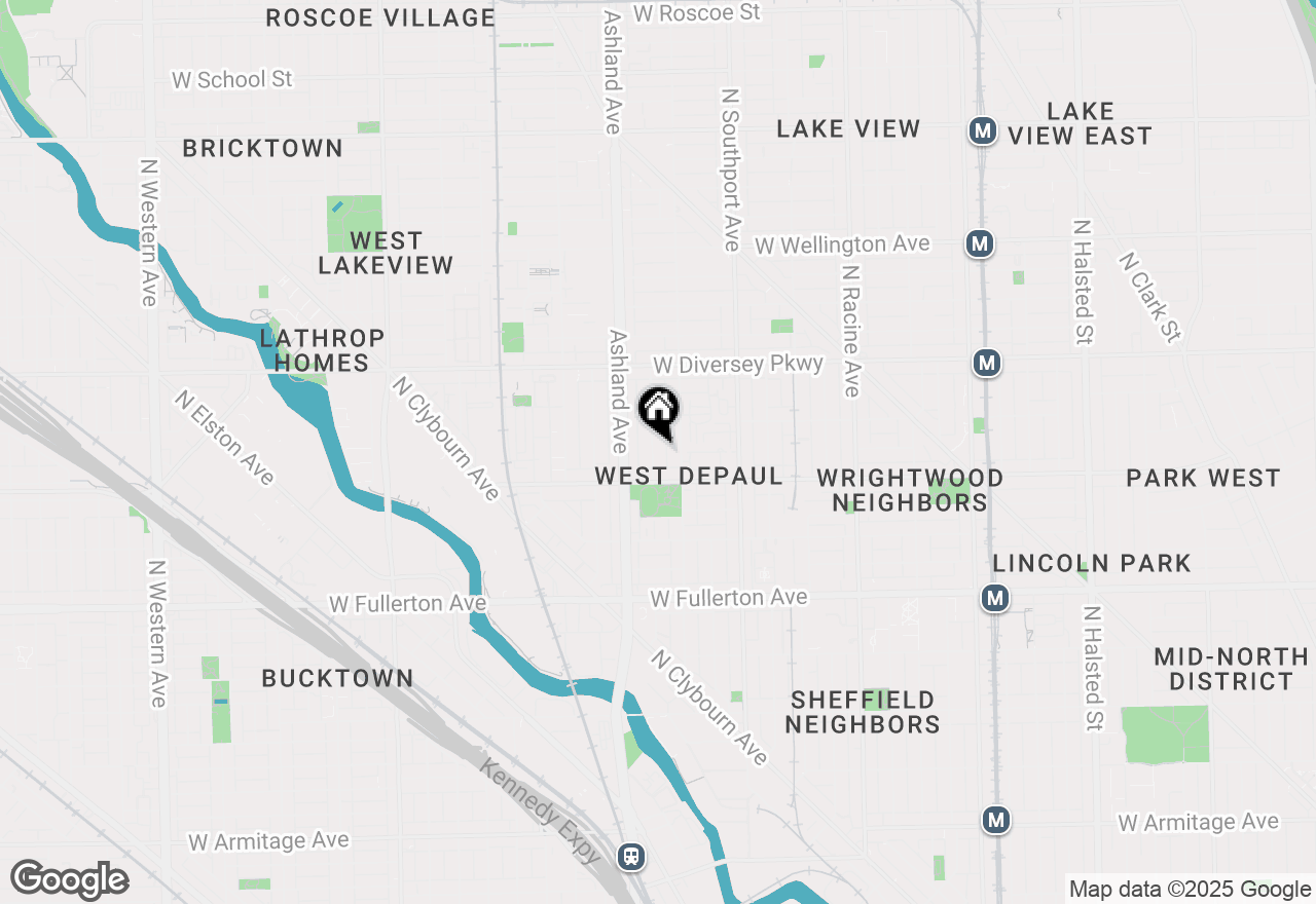 Map of 2631 N Bosworth Avenue #2, Chicago, IL 60614