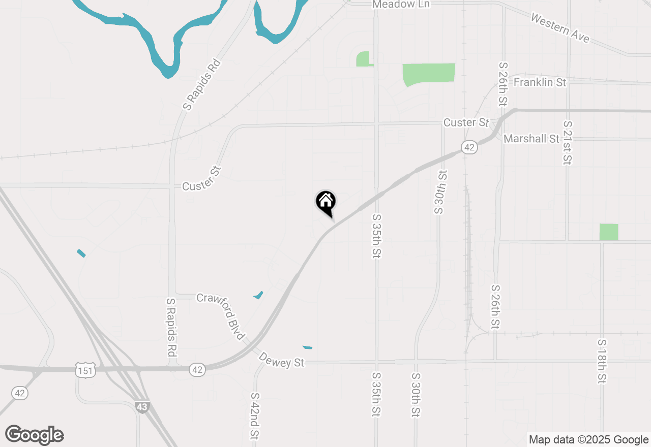 Map of 3810 Calumet Ave, Manitowoc, WI 54220