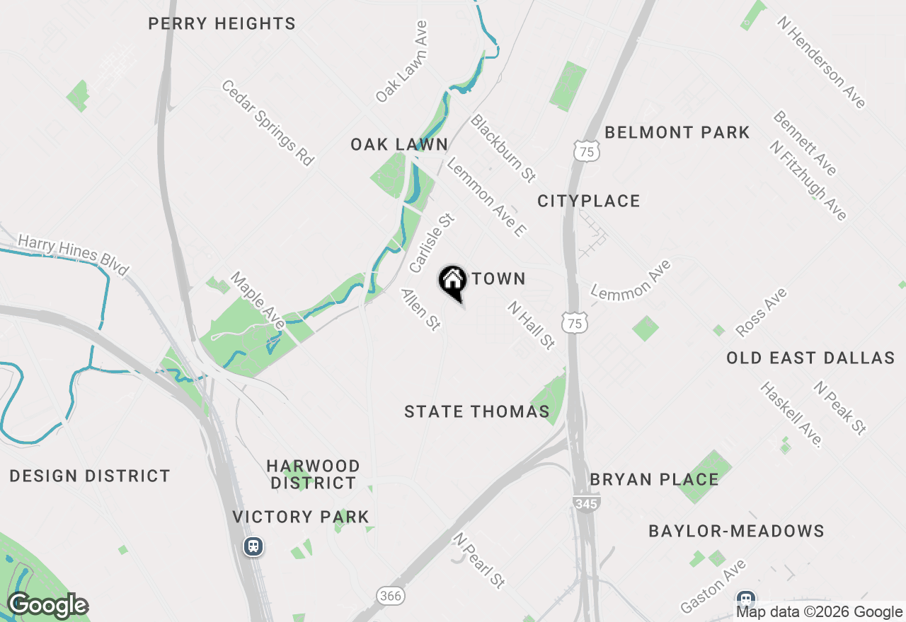Map of 3030 Mckinney Avenue #2305, Dallas, TX 75204