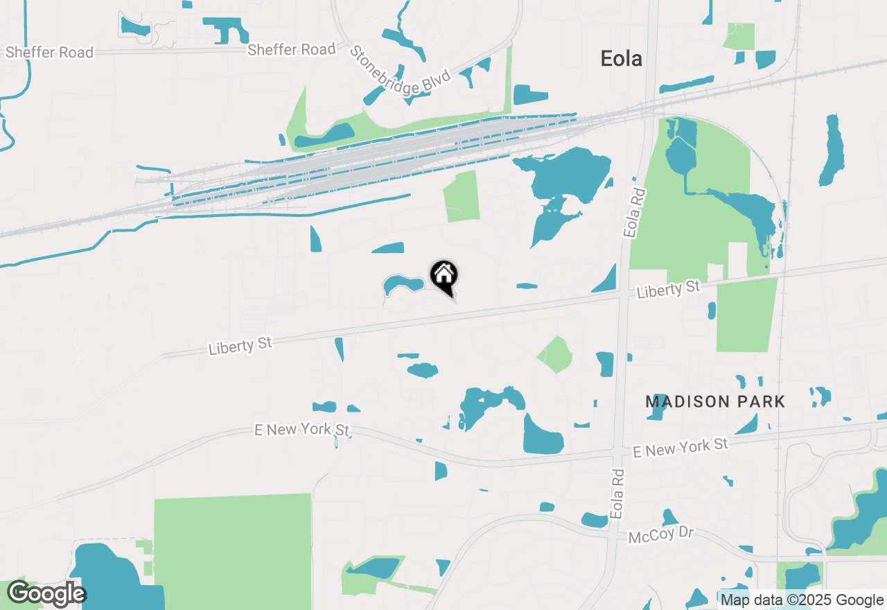 Map of 2263 Reflections Drive, Aurora, IL 60502