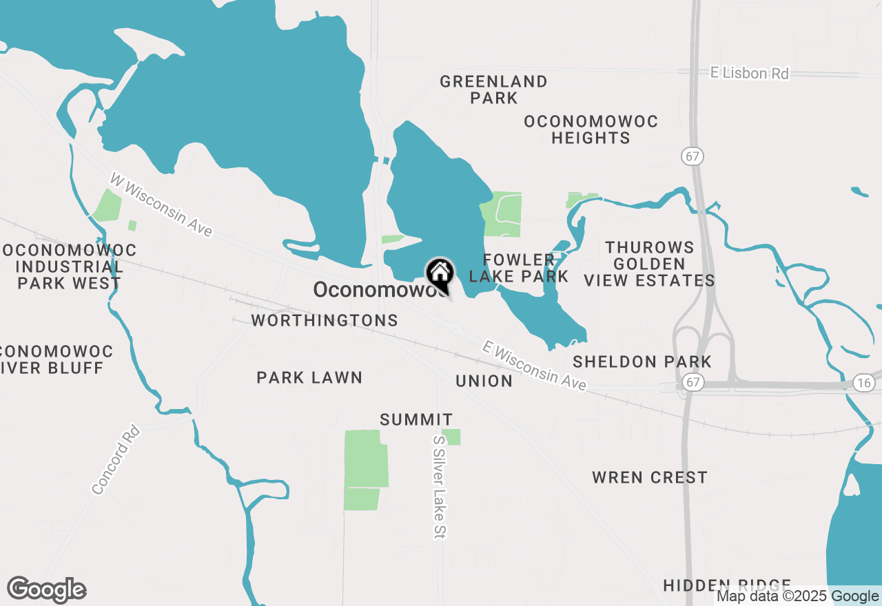Map of 215 E Pleasant St #201, Oconomowoc, WI 53066