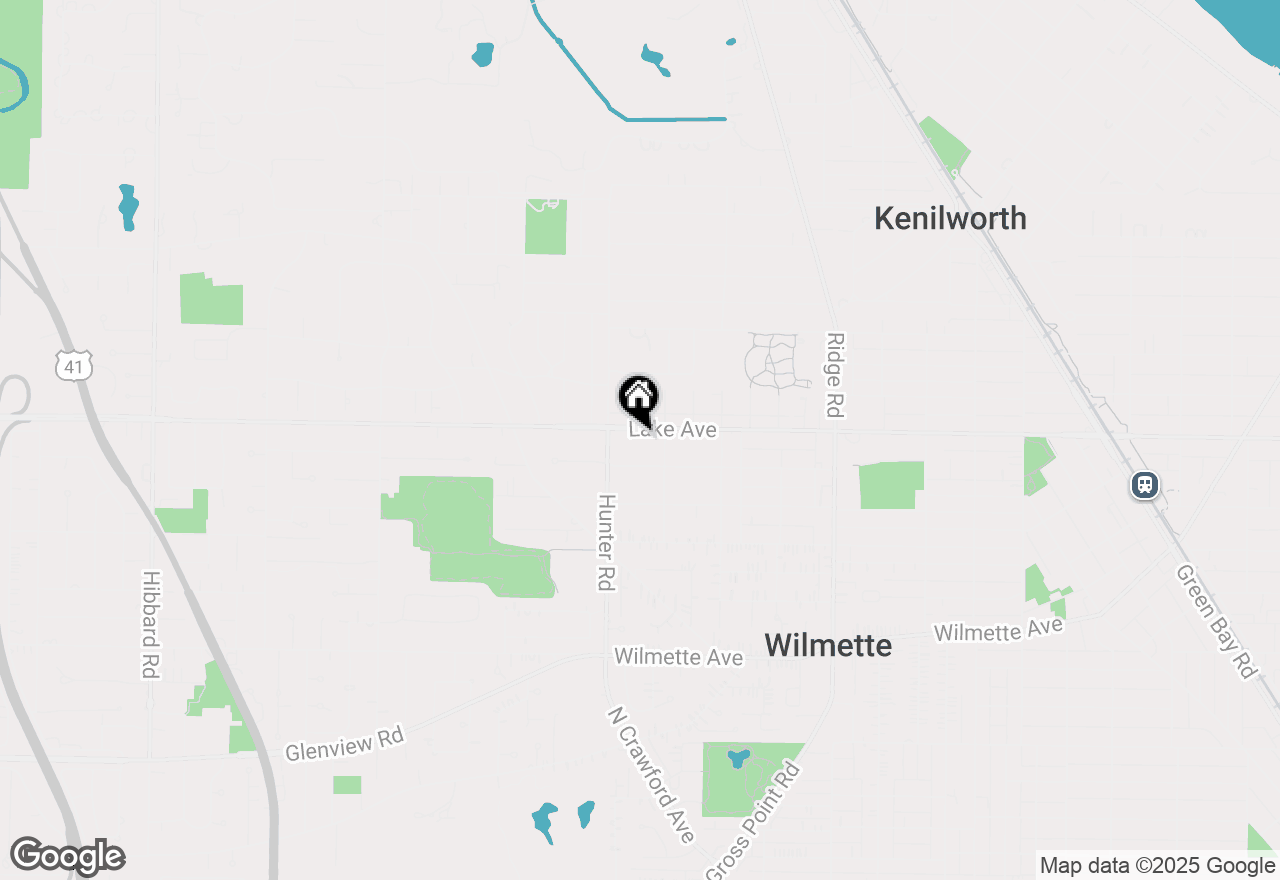 Map of 2227 Lake Avenue, Wilmette, IL 60091