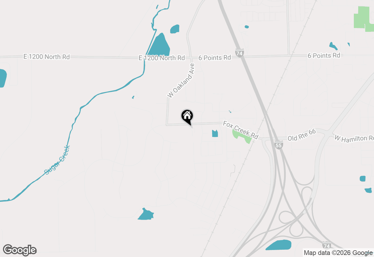Map of 3 Saint Ivans Circle, Bloomington, IL 61705