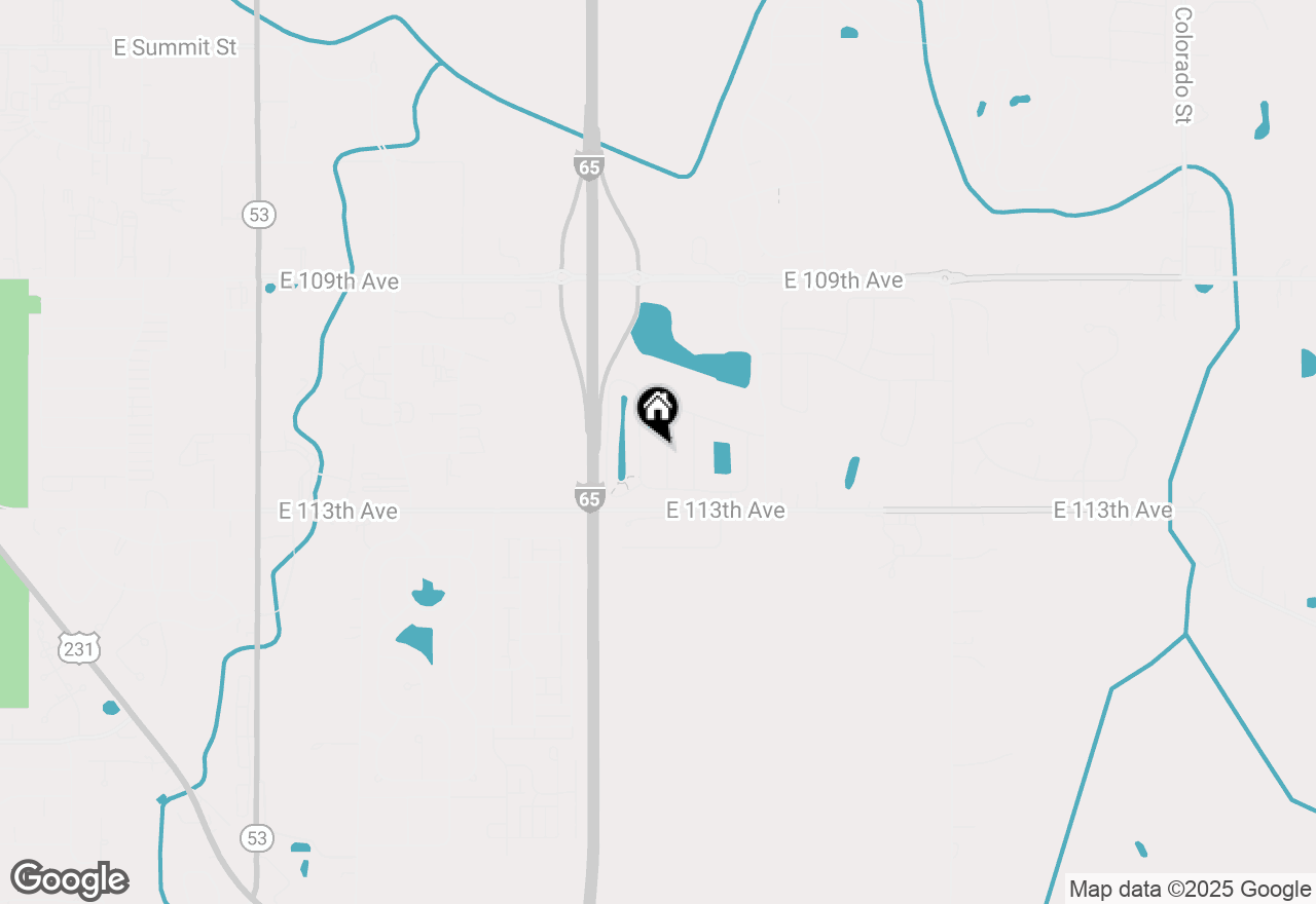 Map of 11154 Ohio Street, Crown Point, IN 46307