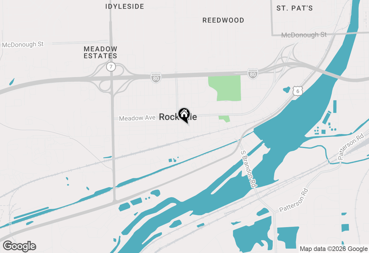 Map of 121 Davis Avenue #1, Rockdale, IL 60436