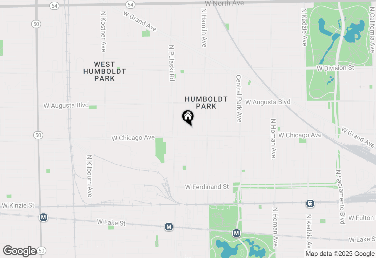 Map of (Address confidential), Chicago, Illinois 60651