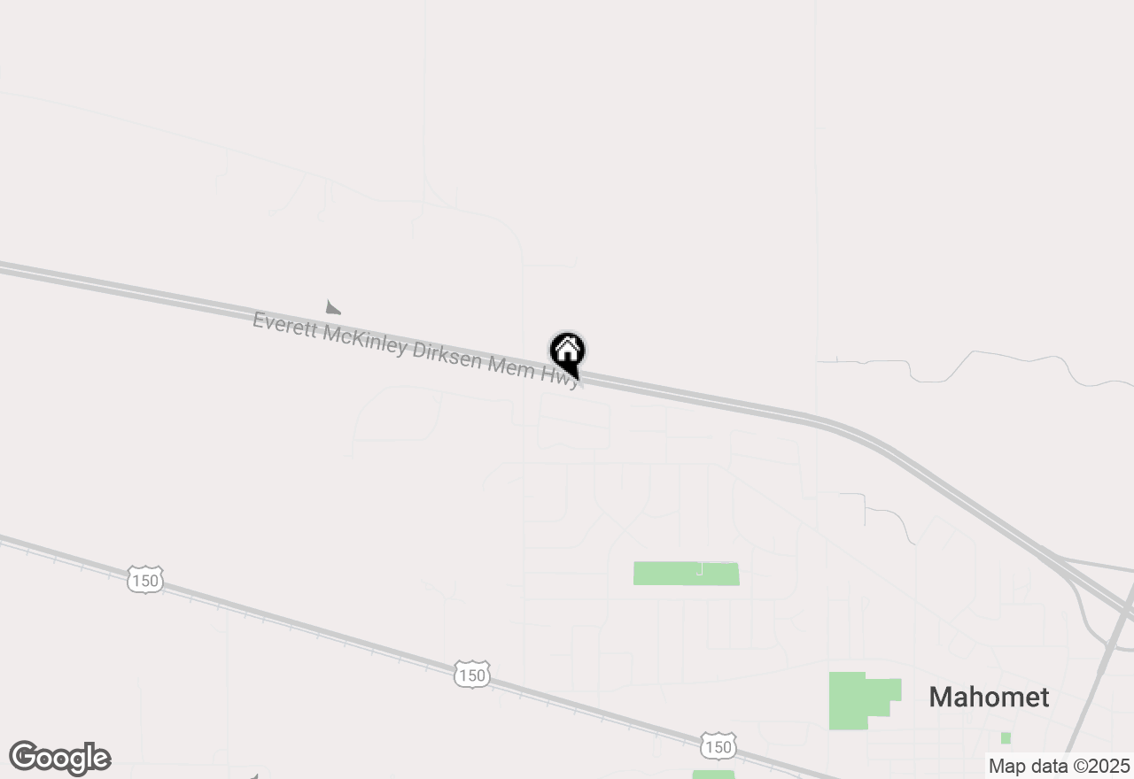 Map of 1204 Edgeview Drive, Mahomet, IL 61853