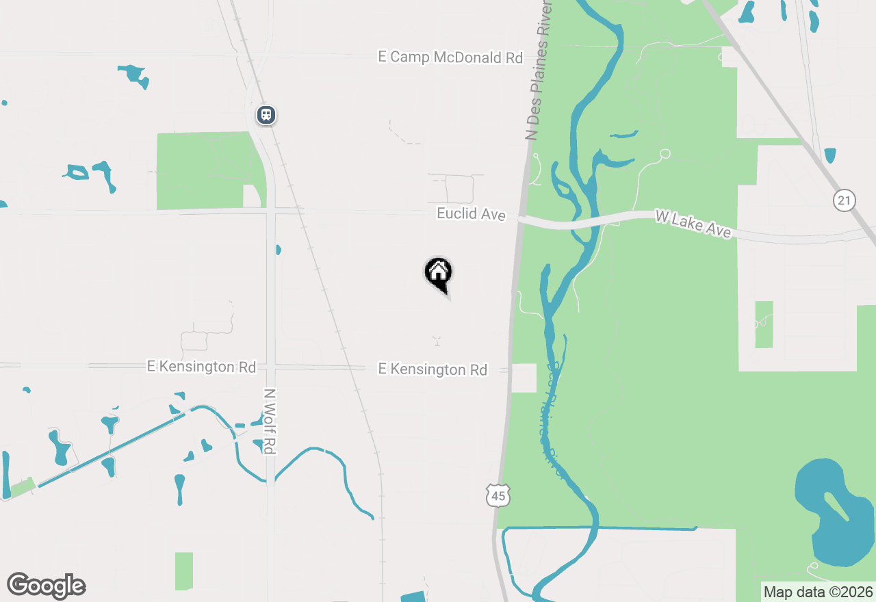 Map of 1917 E Cholo Lane, Mount Prospect, IL 60056