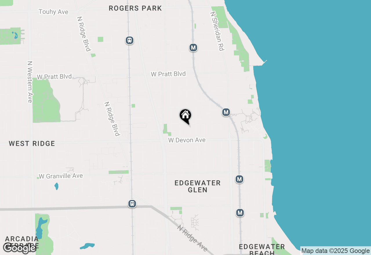 Map of 6444 N Newgard Avenue, Chicago, IL 60626