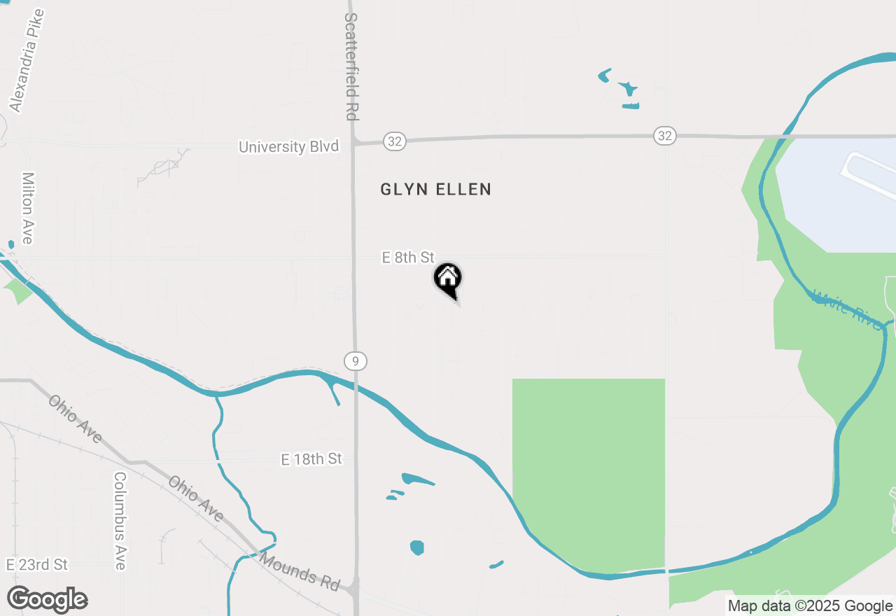 Map of 2509 E 10th Street, Anderson, IN 46012