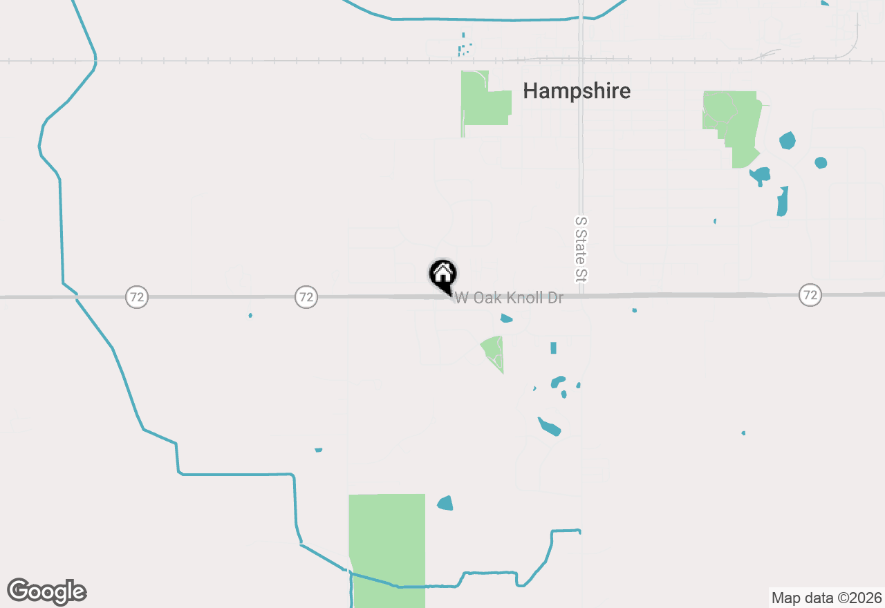 Map of 246 Red Hawk Road, Hampshire, IL 60140