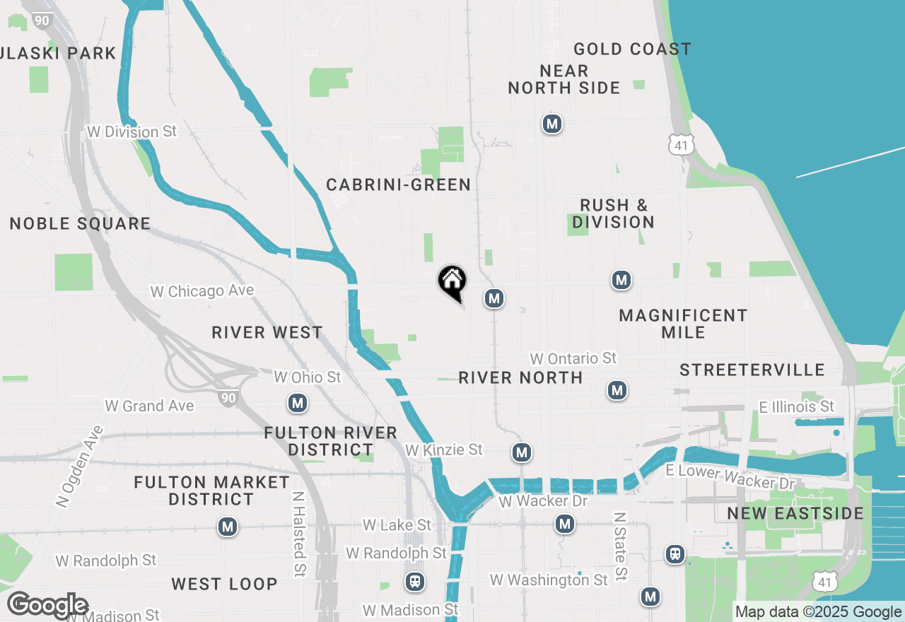 Map of 363 W Superior Street #A, Chicago, IL 60654