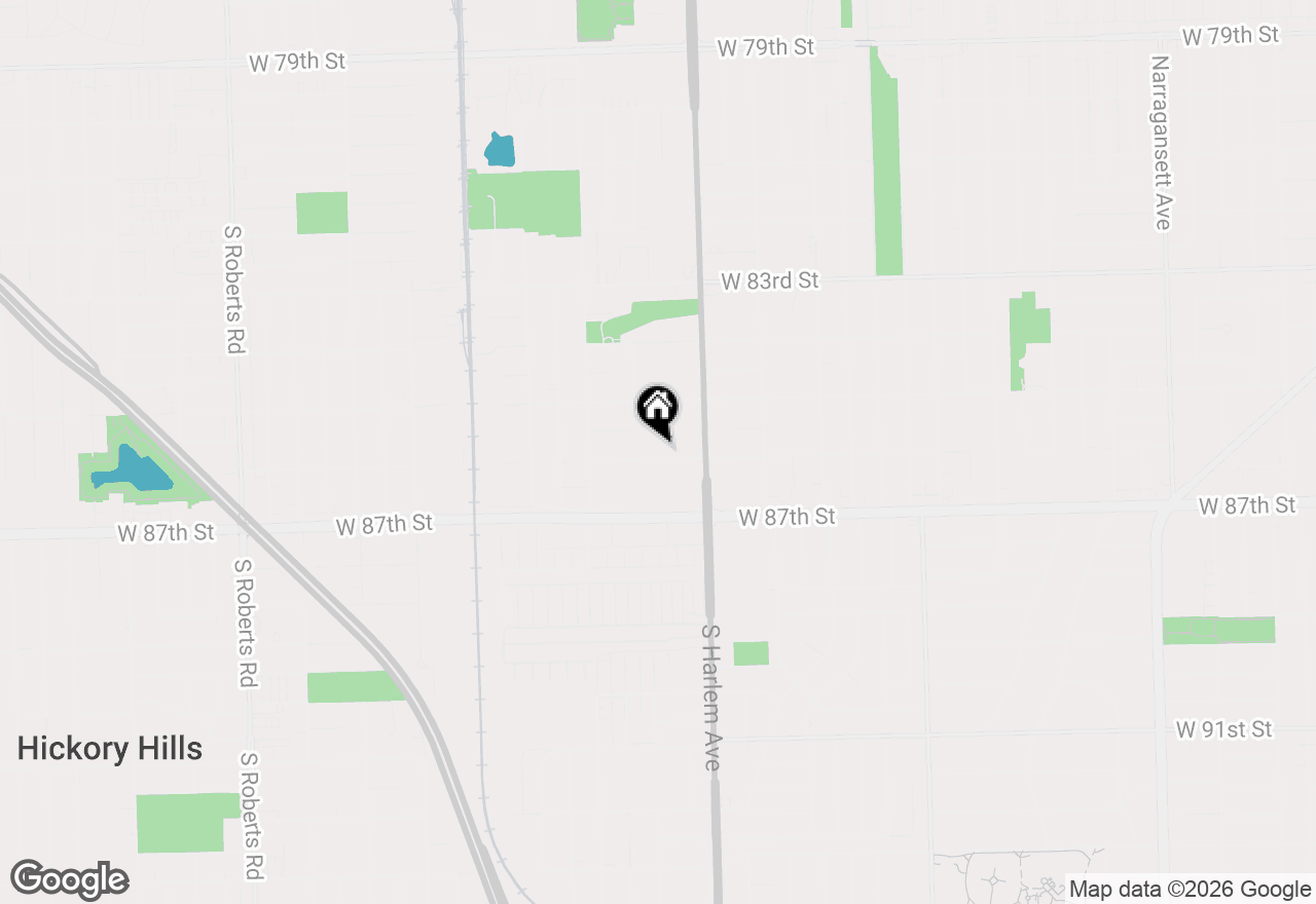 Map of 7242 W 86th Street #2A, Bridgeview, IL 60455