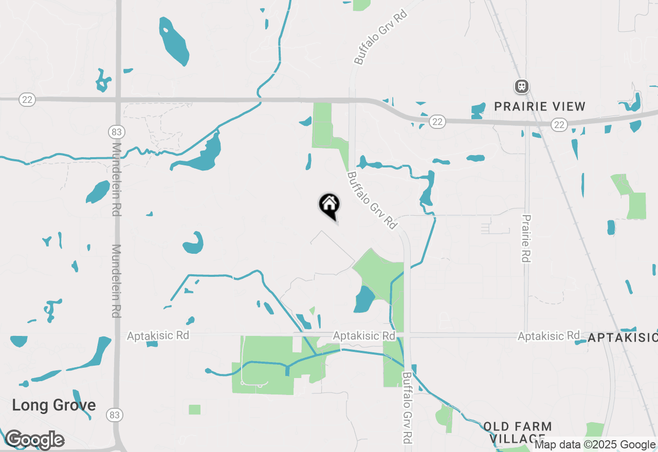 Map of 2122 Birchwood Lane, Buffalo Grove, IL 60089