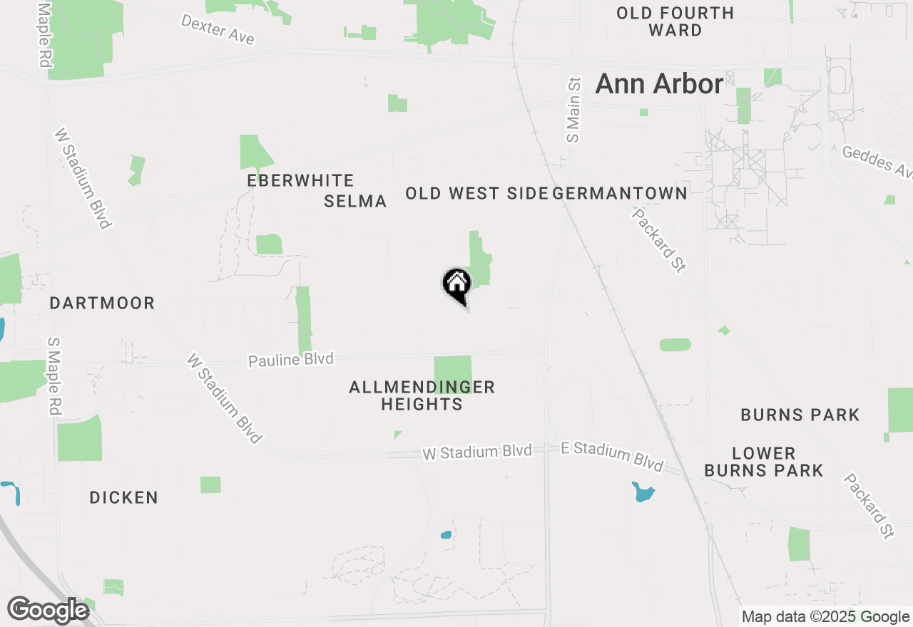 Map of 901 Fifth Street, Ann Arbor, MI 48103