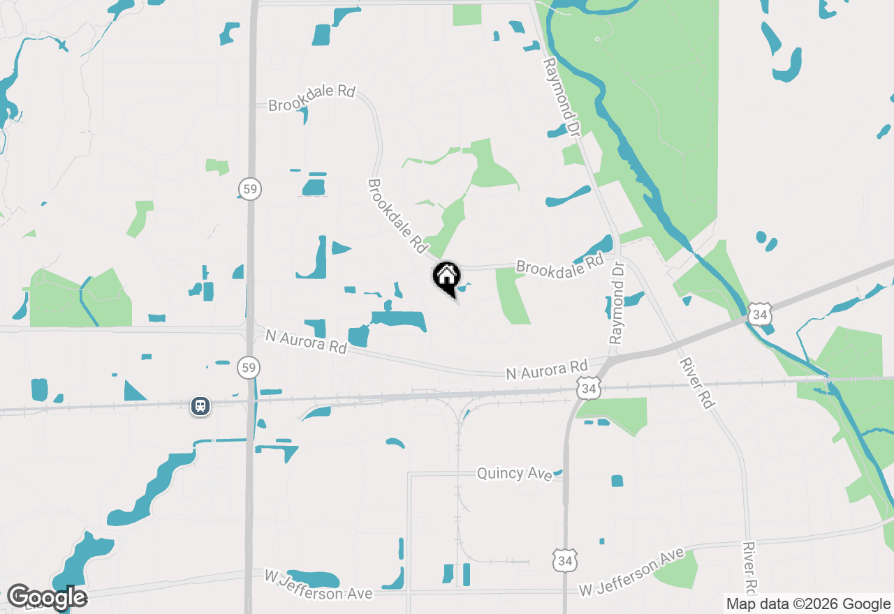 Map of 809 Bruno Court, Naperville, IL 60563