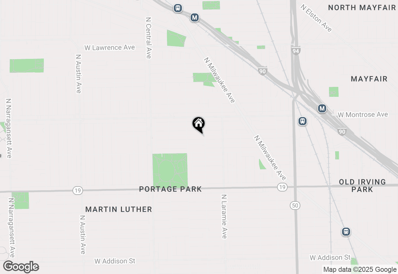 Map of 5319 W Cullom Avenue, Chicago, IL 60641