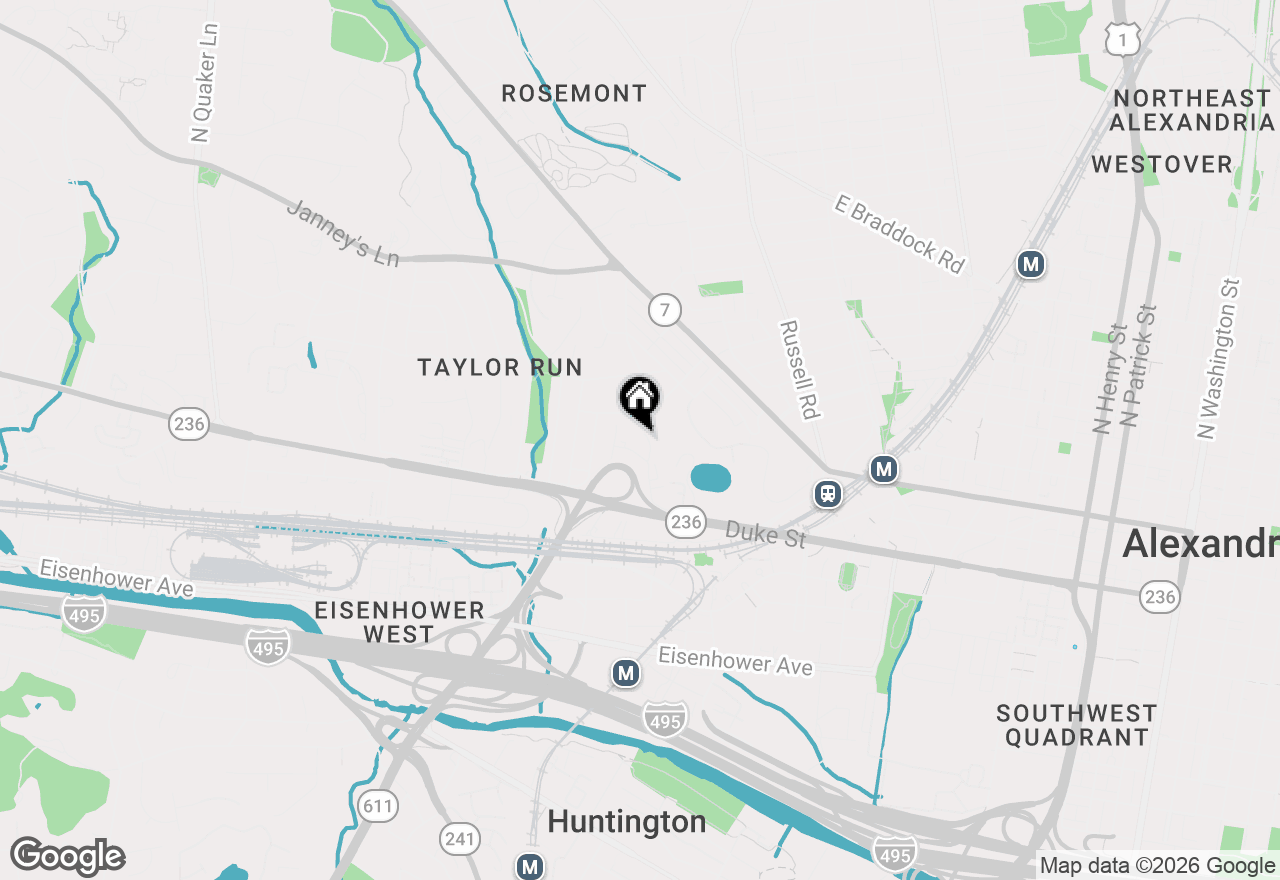Map of 134 Roberts Lane #402, Alexandria, VA 22314