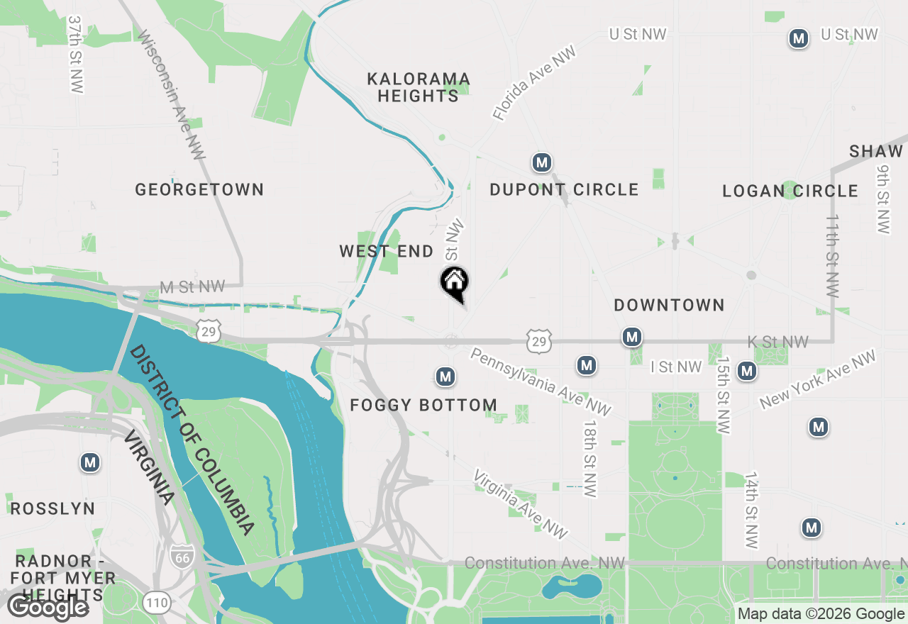 Map of 1111 23rd Street Nw #5C, Washington, DC 20037