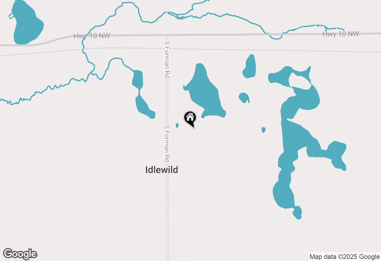 Map of 6704 S Sincerity, Idlewild, MI 49642