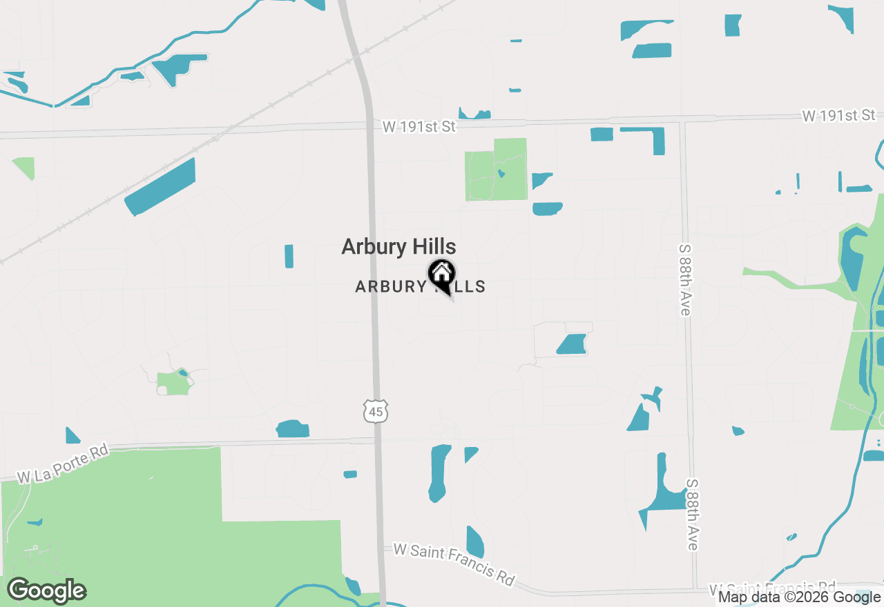 Map of 9417 Hawthorne Avenue, Mokena, IL 60448
