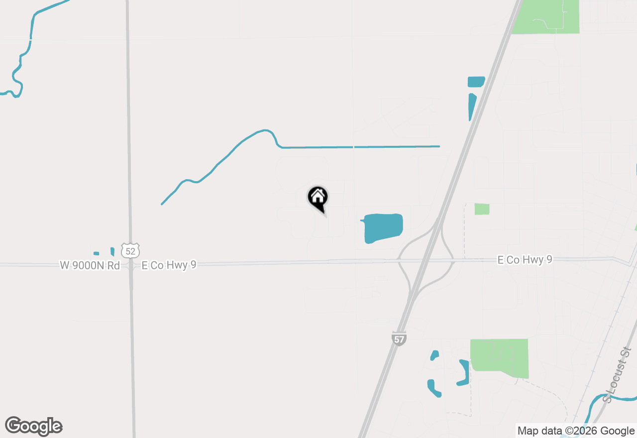 Map of 376 Eagles Landing Drive, Manteno, IL 60950