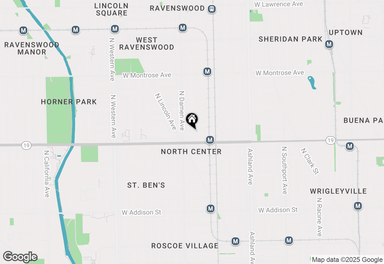 Map of 1924 W Cuyler Avenue, Chicago, IL 60613