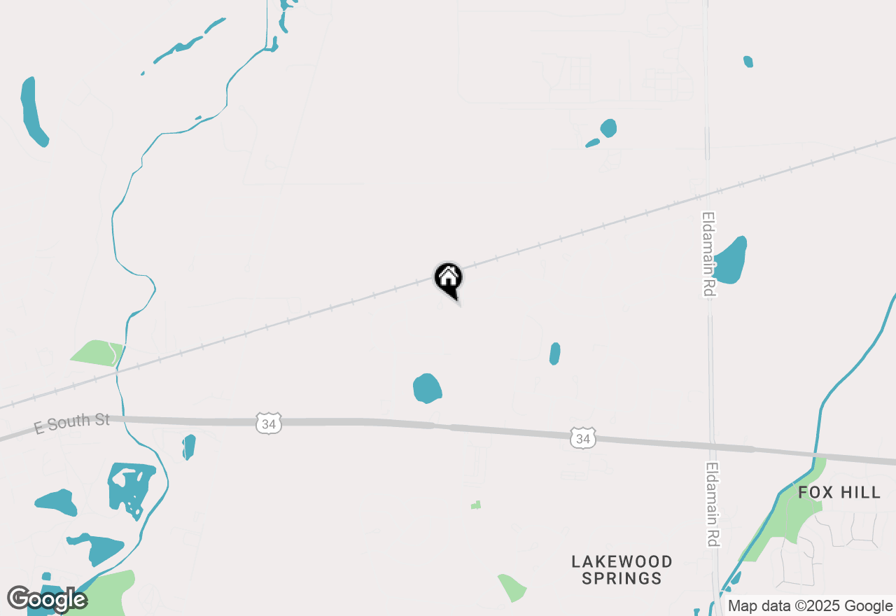 Map of 722 Eberly Court, Plano, IL 60545