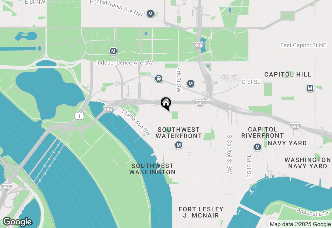 Map of 706 6th Street Sw, Washington, DC 20024