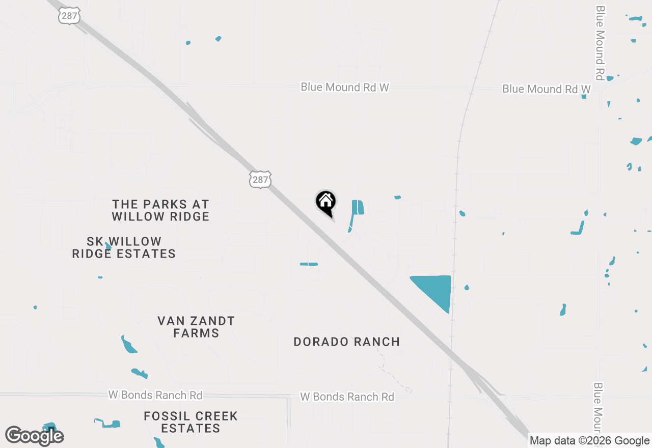 Map of 11437 Leeson Street, Fort Worth, TX 76052