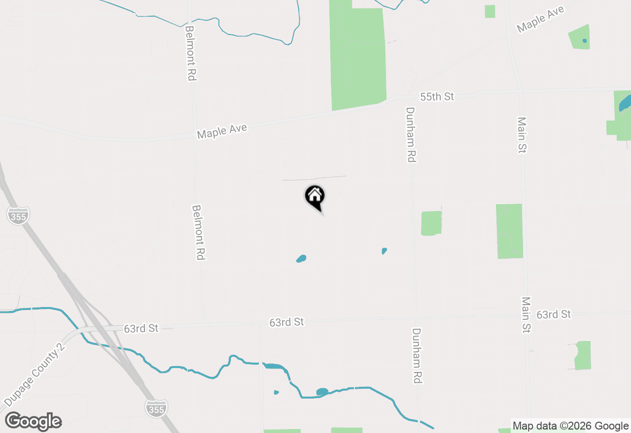 Map of 5905 Lee Avenue, Downers Grove, IL 60516